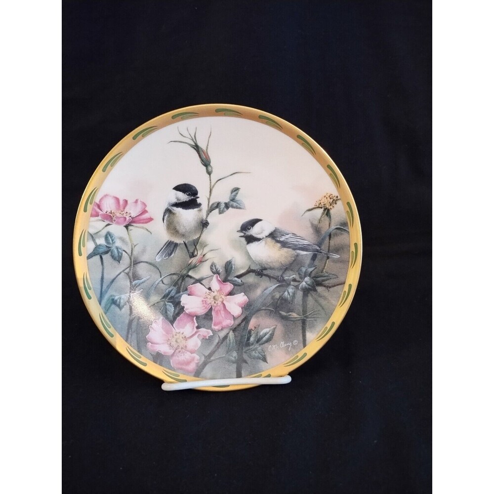 Lenox Nature's Collage Plate Collection Rose Morning Catherine McClung 1992